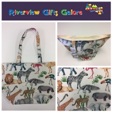 Large Tote Bag - Safari Large Tote Bag - Safari